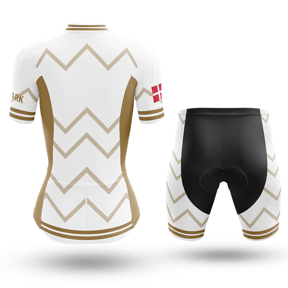 Denmark  - Women V17 - White - Cycling Kit